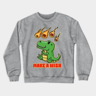 Make a Wish Dino Crewneck Sweatshirt